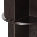 Rotating Bookshelf 360° Display Floor Standing 4-Shelf Bookcase