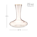 Rose Crystal Decanter