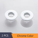 Round brass sink overflow cover set kitchen and bathroom inserts