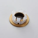 Round brass sink overflow cover set kitchen and bathroom inserts