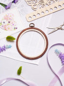 Round Flexi Hoop Nurge 230-2 Woodgrain