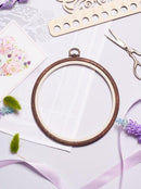 Round Flexi Hoop Nurge 230-3 Woodgrain