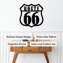 ROUTE 66 Metal Wall Art