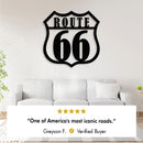 ROUTE 66 Metal Wall Art