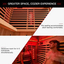 Rövia Ember 4-Person Full-Spectrum Infrared Sauna With Himalayan Salt Panels [Made-To-Order] (SAK80537)