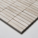Royal Beige Honed Straight Sticks 5/8x3 Marble Mosaics 11 1/4x12 15/16