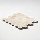 Royal Beige Polished Hexagon Marble Mosaics 10 3/8x12