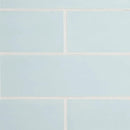 Seafoam Glossy Subway Ceramic Tiles 4x12