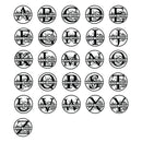 Monogram in Circle Sign