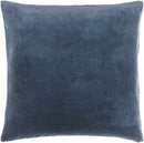 Rahiq Blue Border Cotton Throw Pillow