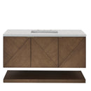 James Martin Marcello 48" Floating Single Bathroom Vanity, Chestnut