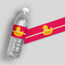 Rubber Duck Water Bottle Labels