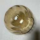 Ruby red swirl glass ball pendant lamp living room decor