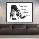 Run In Heels Canvas