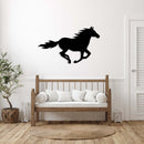 Running Horse Metal Wall Art – Western Wildlife Rustic Home Decor