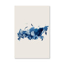 Russia Watercolor Canvas