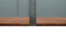 Rust and Brown Modern Stripes Design Hand loom 4x6 wool Area Rug