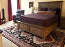 Rust, Ivory and Brown Traditional Hand knotted Multi Size wool Area Rug