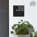 Hyde Address Plaque - House Number Address Sign Decor for Front Door