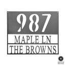 Always Come Home Address Plaque - Personalized Outdoor Sign with Name