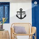 Anchor Address Plaque - Coastal House Numbers Plaque Beach Nautical Decor