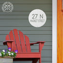 Banbury Address Plaque - 2 Sizes - Address Plaques for House Numbers