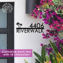 Modern Outdoor House Numbers - 9 Styles - Personalized Address Signs for House