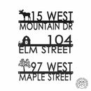 Modern Outdoor House Numbers - 9 Styles - Personalized Address Signs for House