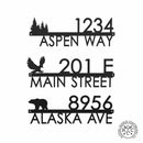 Modern Outdoor House Numbers - 9 Styles - Personalized Address Signs for House