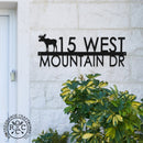 Modern Outdoor House Numbers - 9 Styles - Personalized Address Signs for House