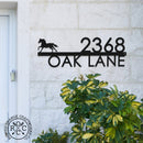 Modern Outdoor House Numbers - 9 Styles - Personalized Address Signs for House