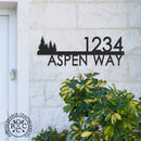 Modern Outdoor House Numbers - 9 Styles - Personalized Address Signs for House