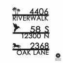 Modern Outdoor House Numbers - 9 Styles - Personalized Address Signs for House