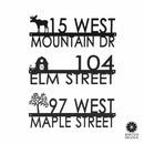 Modern Outdoor House Numbers - 9 Styles - Personalized Address Signs for House