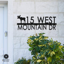 Modern Outdoor House Numbers - 9 Styles - Personalized Address Signs for House
