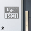 Station Park Address Plaque - 4 Styles - Personalized Address Plaque with Numbers