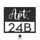 Station Park Address Plaque - 4 Styles - Personalized Address Plaque with Numbers