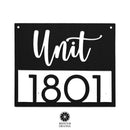 Station Park Address Plaque - 4 Styles - Personalized Address Plaque with Numbers