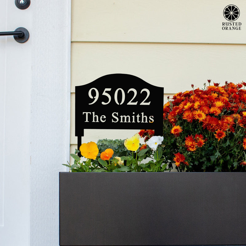 Address Yard Signs with Stakes - Address Signs for Houses for Ground