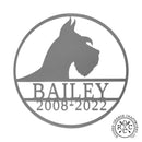 Pet Memorial Plaque - 2 Styles - Personalized Animal Pet Grave Markers