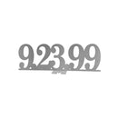 Anniversary Date Sign - Metal Custom Anniversary or Special Date Sign (remake with cuter font, maybe a 2 line option with a short phrase)