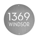 Banbury Address Plaque - 2 Sizes - Address Plaques for House Numbers