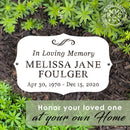 Classic Memorial Plaque - Graveyard Decoration Plaque for Cemetery
