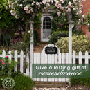Classic Memorial Plaque - Graveyard Decoration Plaque for Cemetery