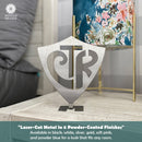 Choose the Right Stand Up Shield With Name - CTR Custom Metal Sign Baptism Boy and Girl Gifts