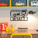 Work Truck Signs - 3 Styles - Monster Truck Room Decor for Boys and Girls