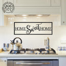 Home Sweet Home - Ranch Sign Front Door Rustic Modern Wall Decor