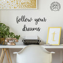 Premier Script Wall Phrase - Metal Art Bedroom Wall Decor for Home