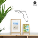 State Home Silhouette Sign - 2 sizes - Map of the United States America Decorations for Home