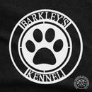 Paw Print Sign - Custom Metal Dog Wall Decor Sign for Home
